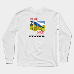 BLUE BIRD BLACK FLAG Long Sleeve T-Shirt